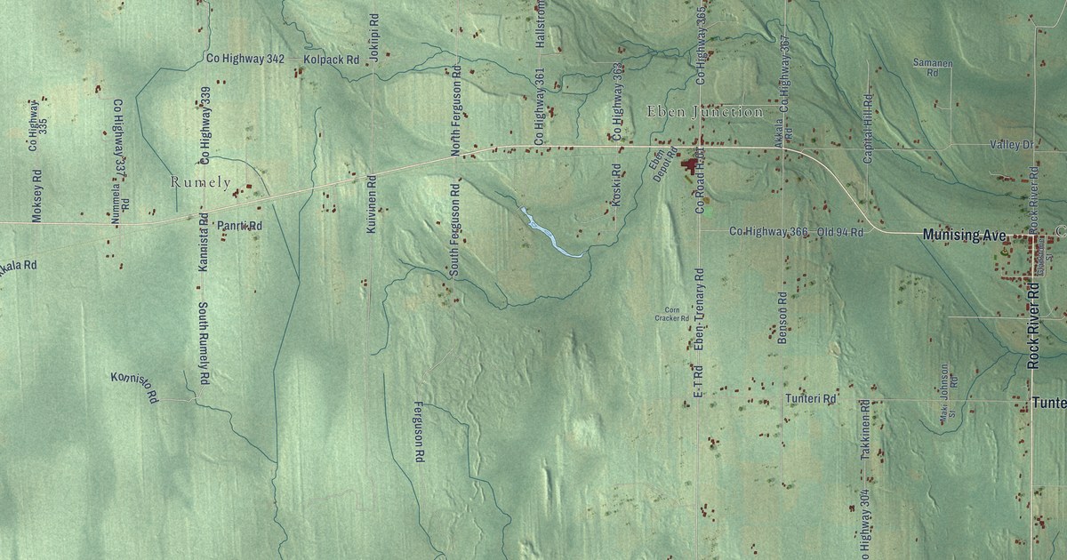 Map of Rock River, Michigan in 2026