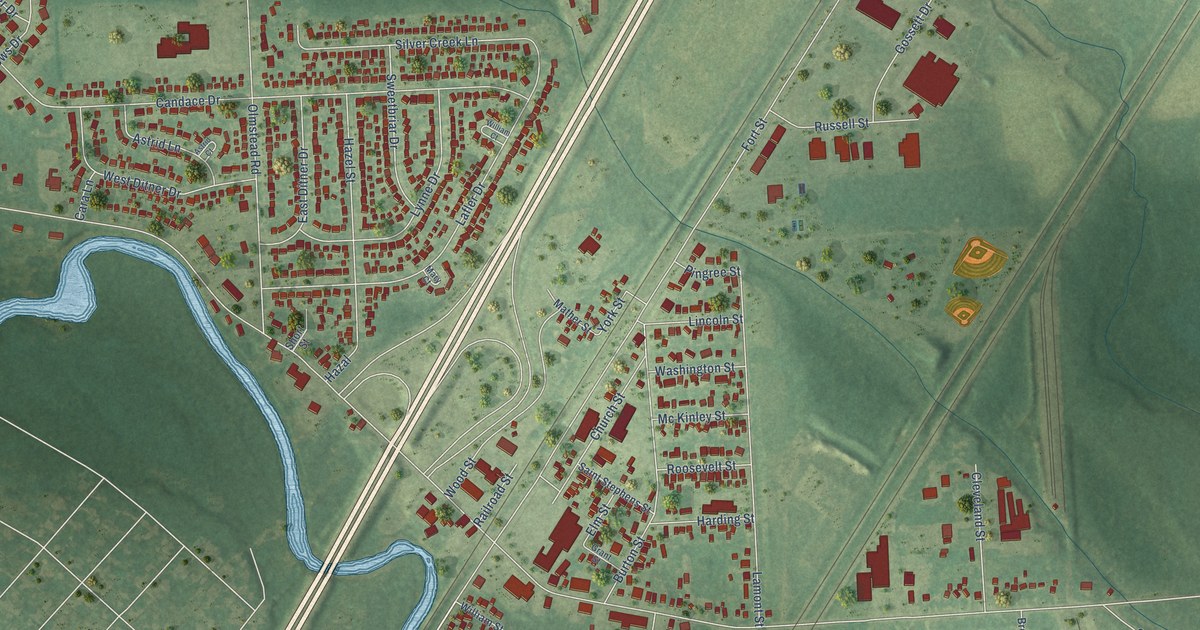 Map of Rockwood, Michigan in 2026