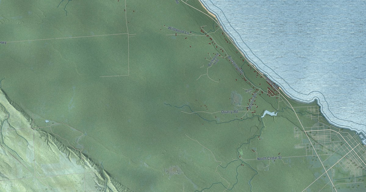 Map of Rogers, Michigan in 2026