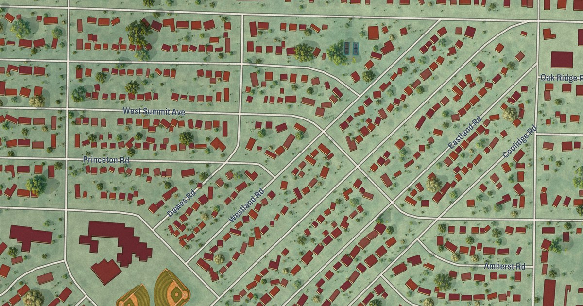Map of Roosevelt Park, Michigan in 2026