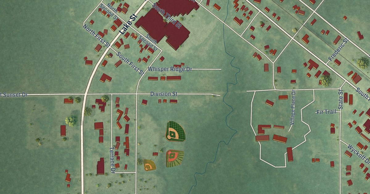 Map of Roscommon Village, Michigan in 2026
