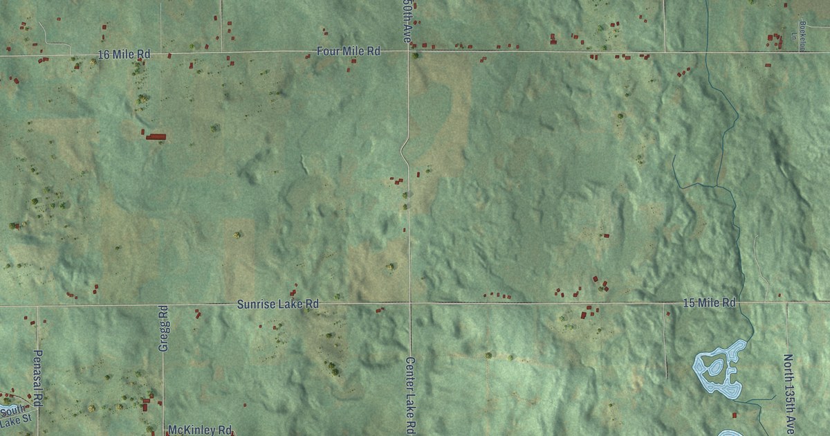 Map of Rose Lake, Michigan in 2026