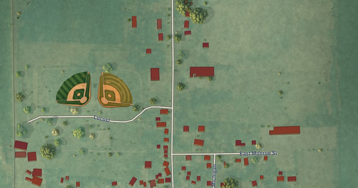 Map of Rosebush, Michigan in 2026