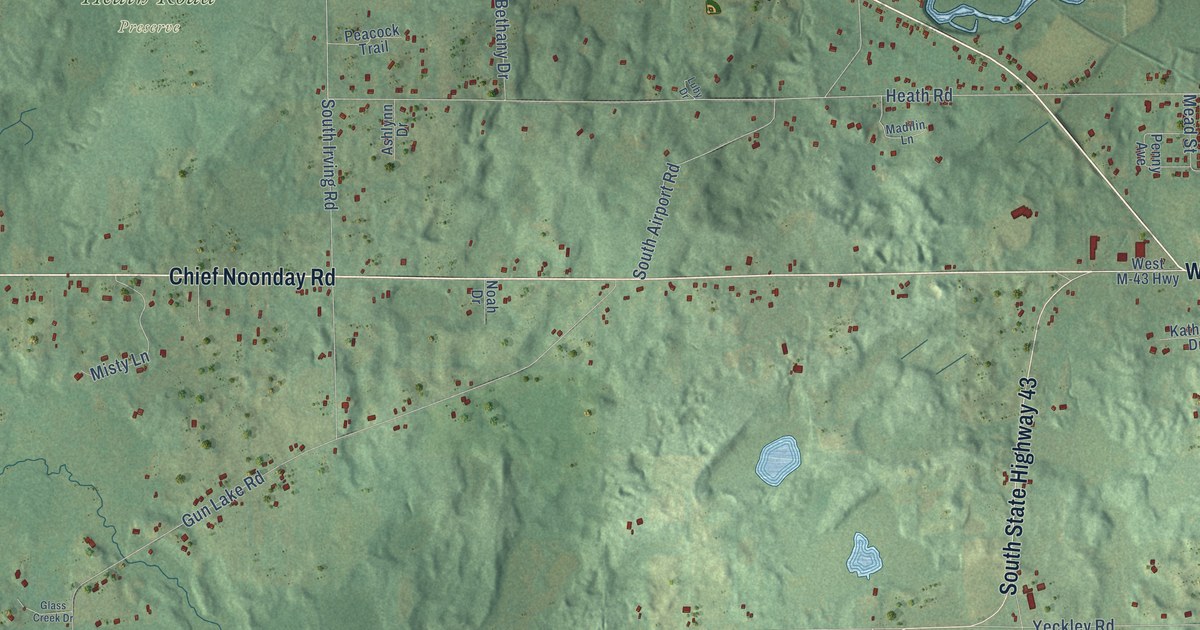 Map of Rutland, Michigan in 2026
