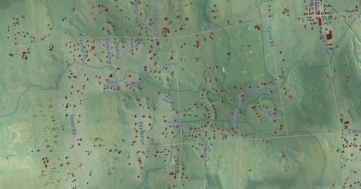 Map of Salem, Washtenaw County, Michigan in 2026