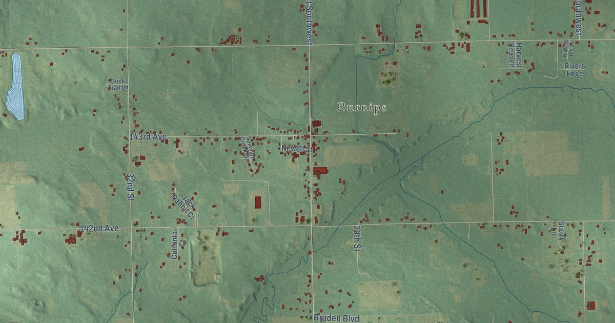Map of Salem, Allegan County, Michigan in 2026