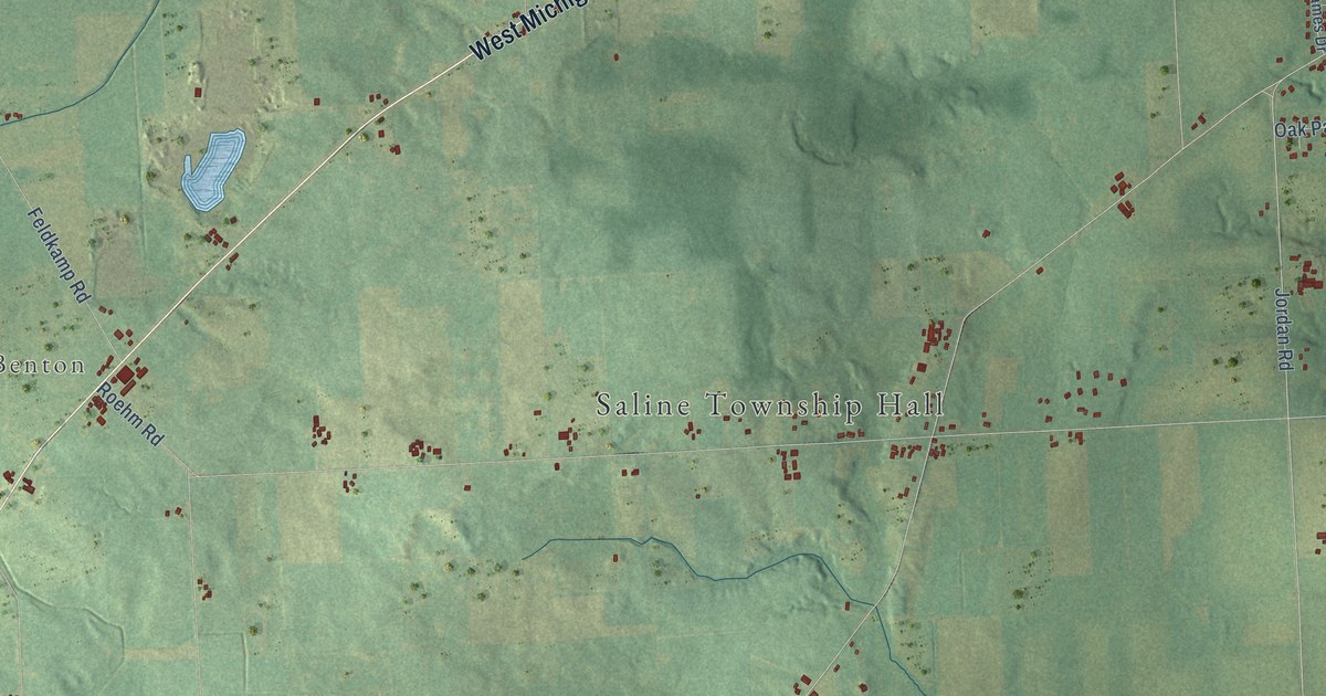 Map of Saline Municipality, Michigan in 2026