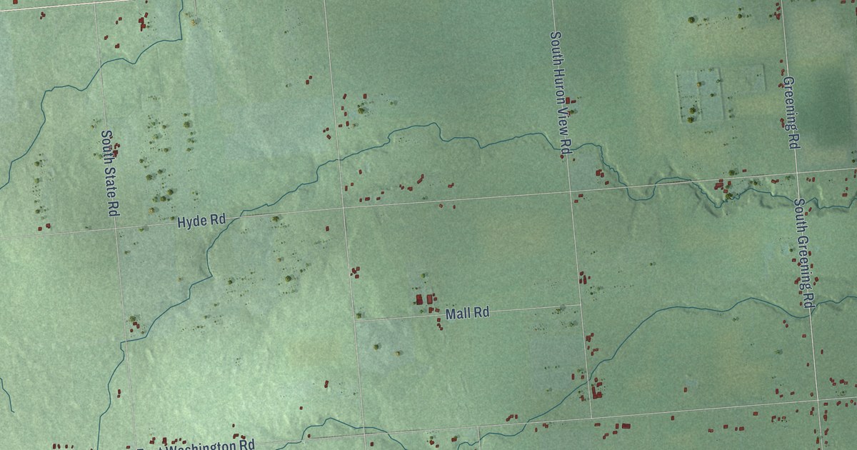 Map of Sanilac, Michigan in 2026
