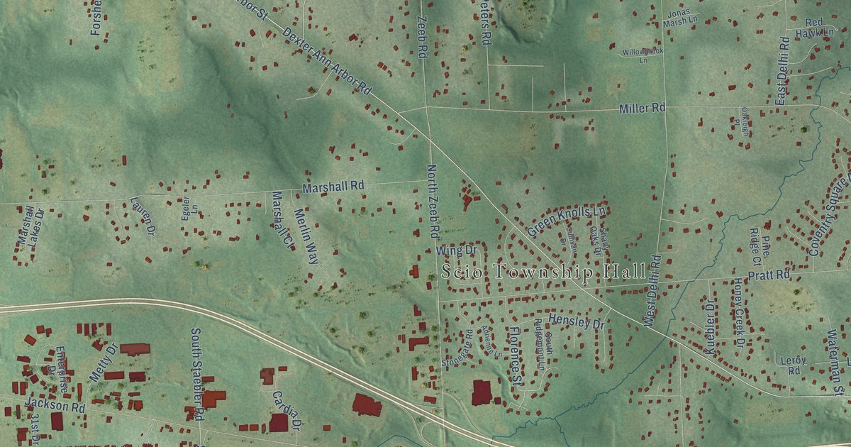 Map of Scio, Michigan in 2026
