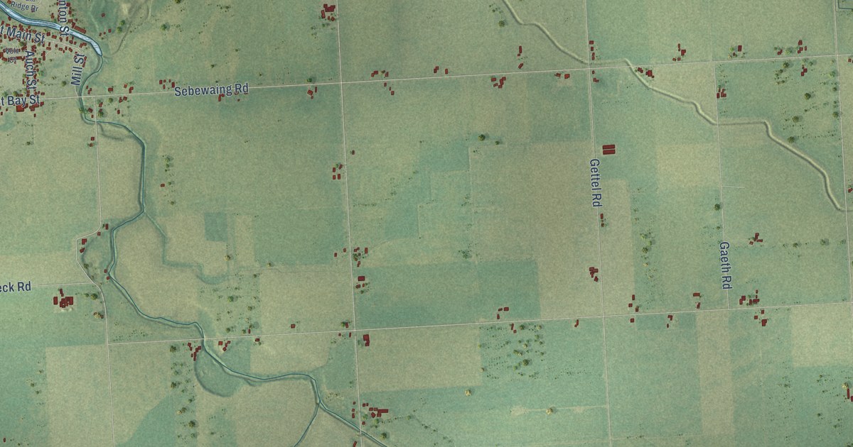 Map of Sebewaing Municipality, Michigan in 2026