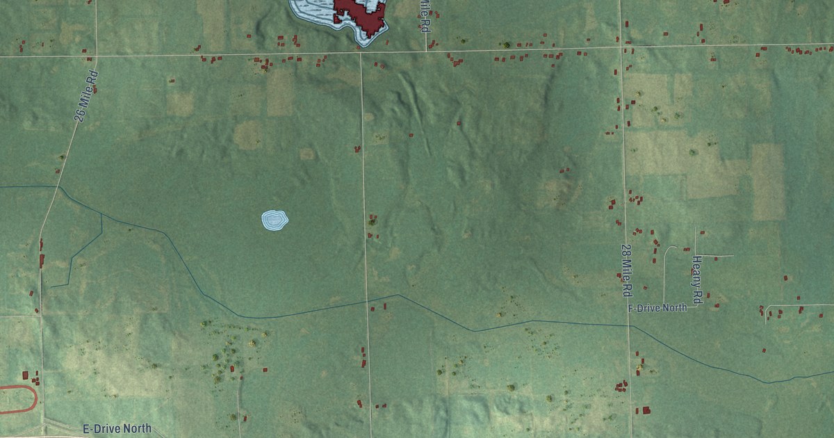 Map of Sheridan, Calhoun County, Michigan in 2026