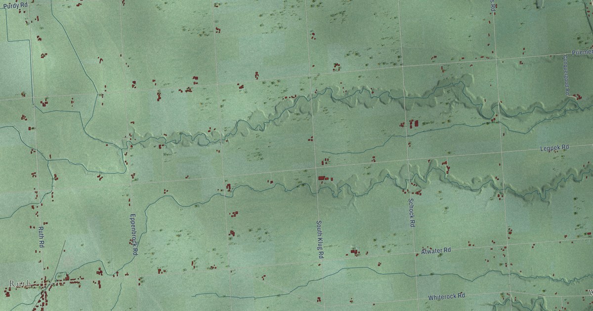 Map of Sherman, Huron County, Michigan in 2026