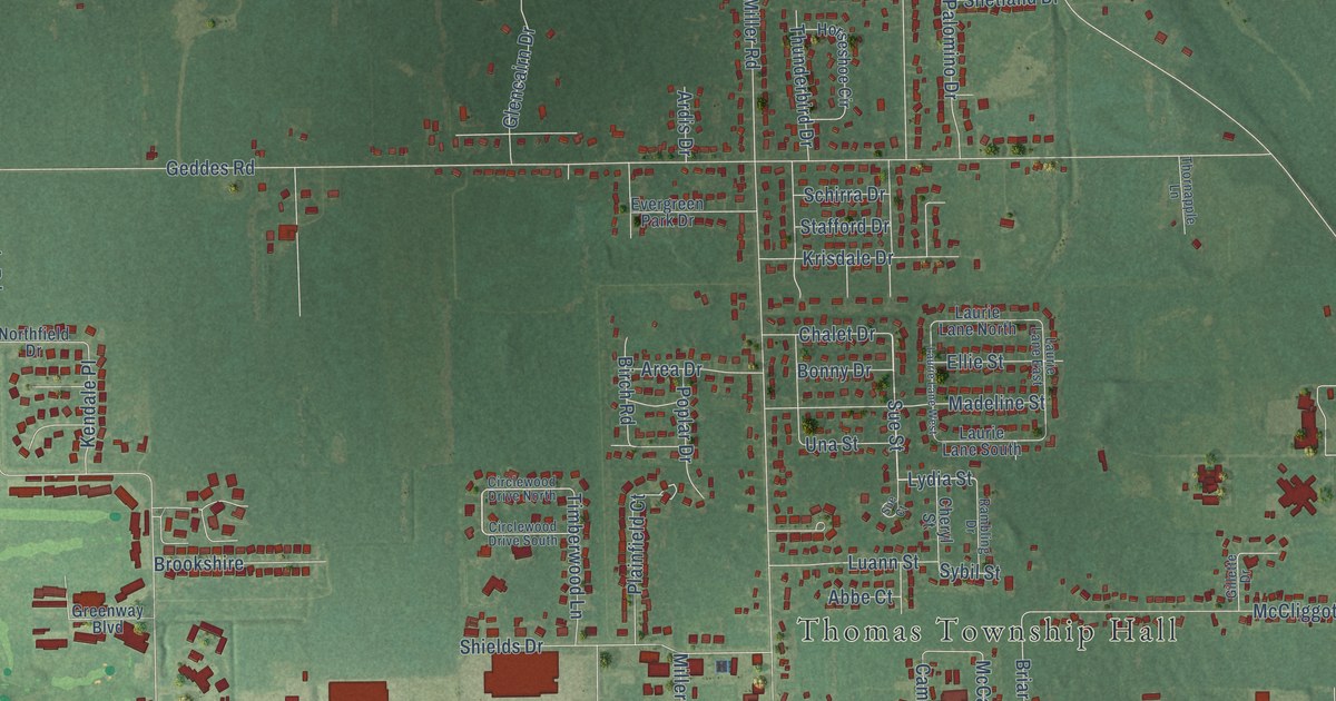 Map of Shields, Michigan in 2026