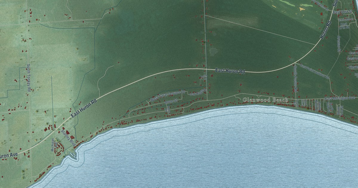 Map of Sims, Michigan in 2026