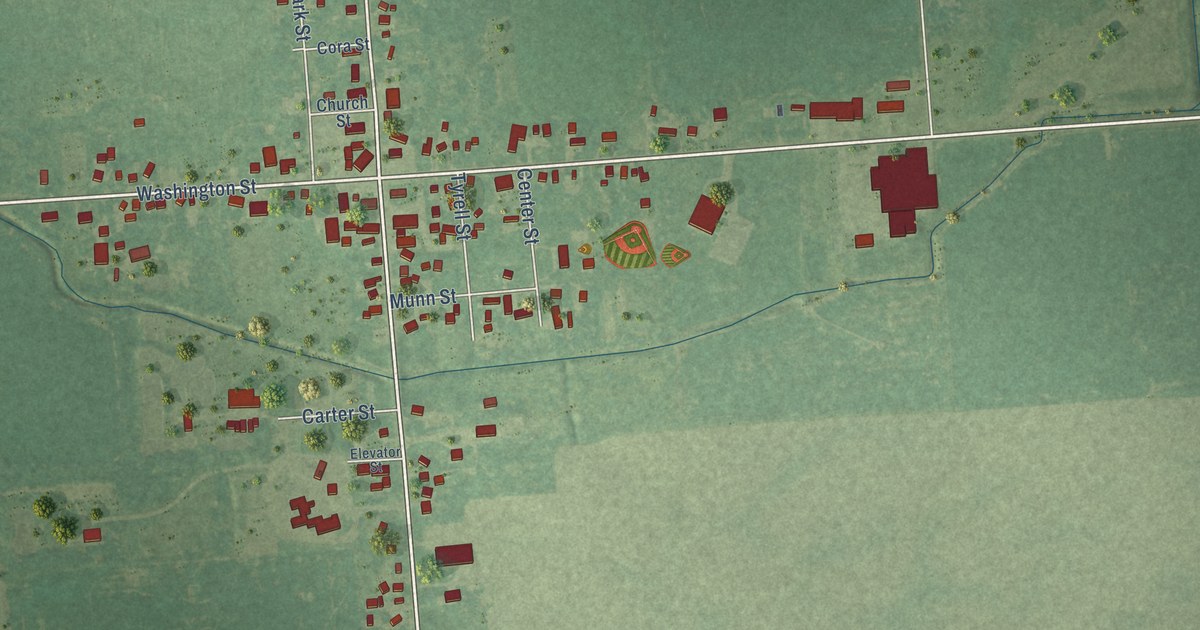 Map of Snover, Michigan in 2026