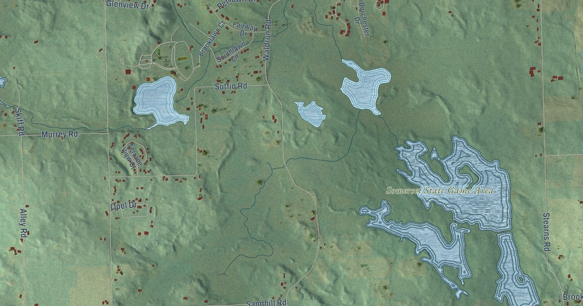 Map of Somerset, Michigan in 2026