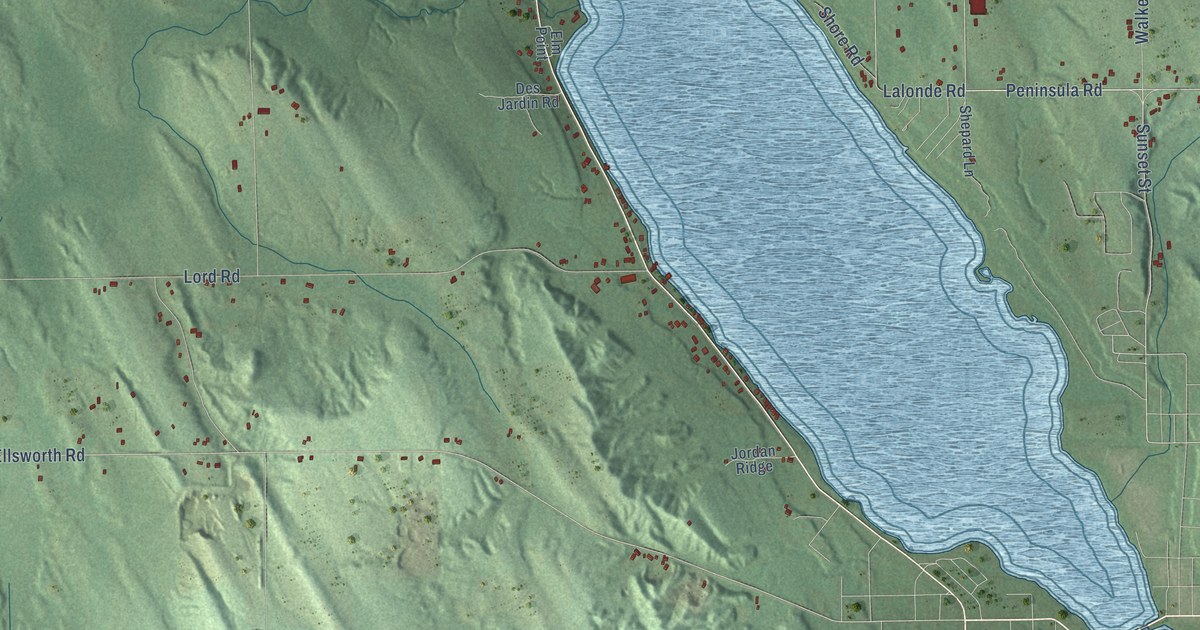 Map of South Arm, Michigan in 2026