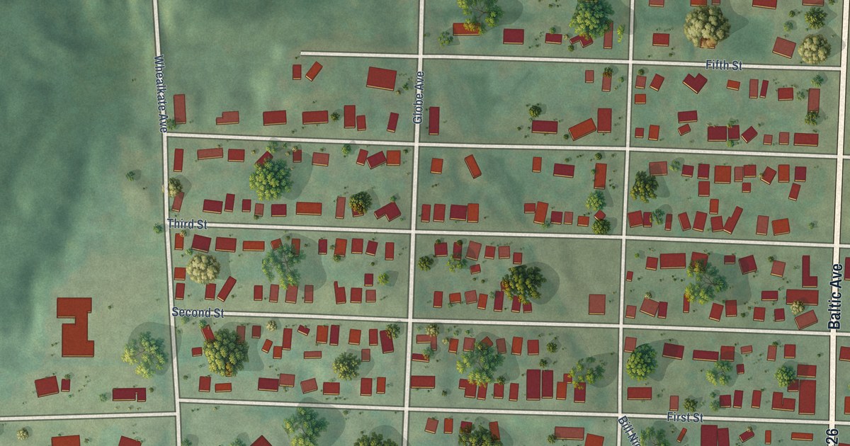 Map of South Range, Michigan in 2026