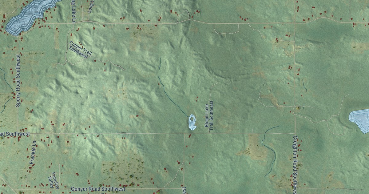 Map of Springfield, Kalkaska County, Michigan in 2026