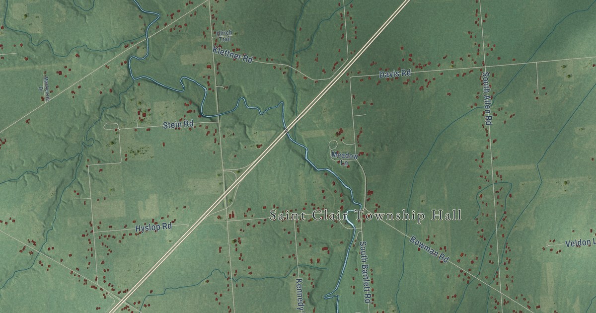 Map of St. Clair Municipality, Michigan in 2026