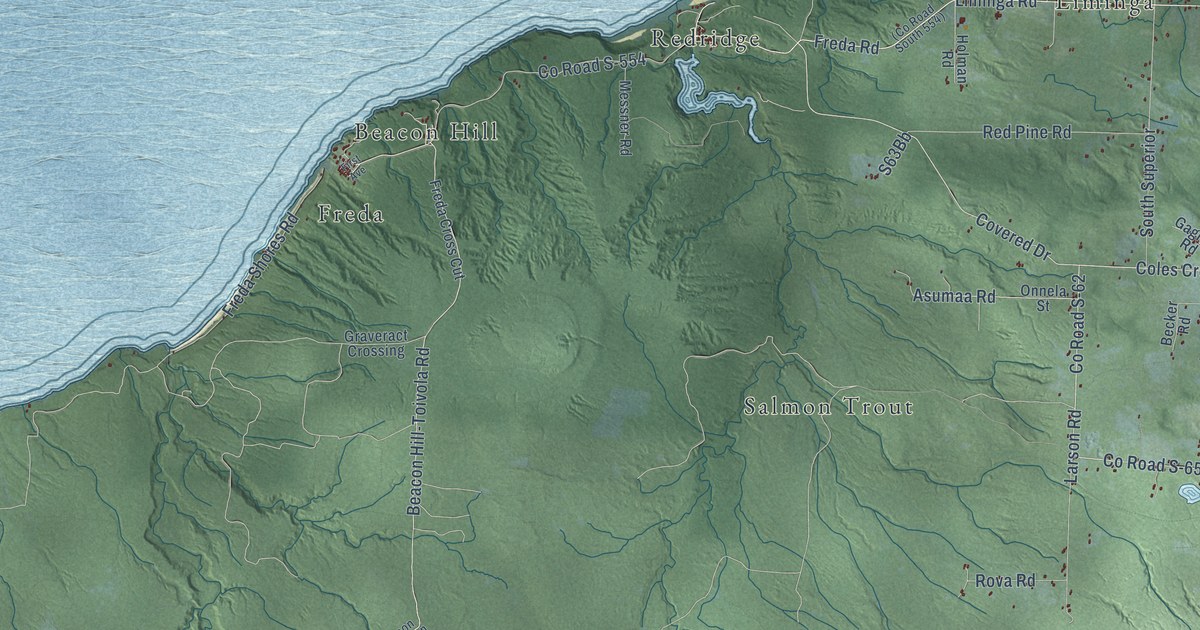 Map of Stanton, Houghton County, Michigan in 2026