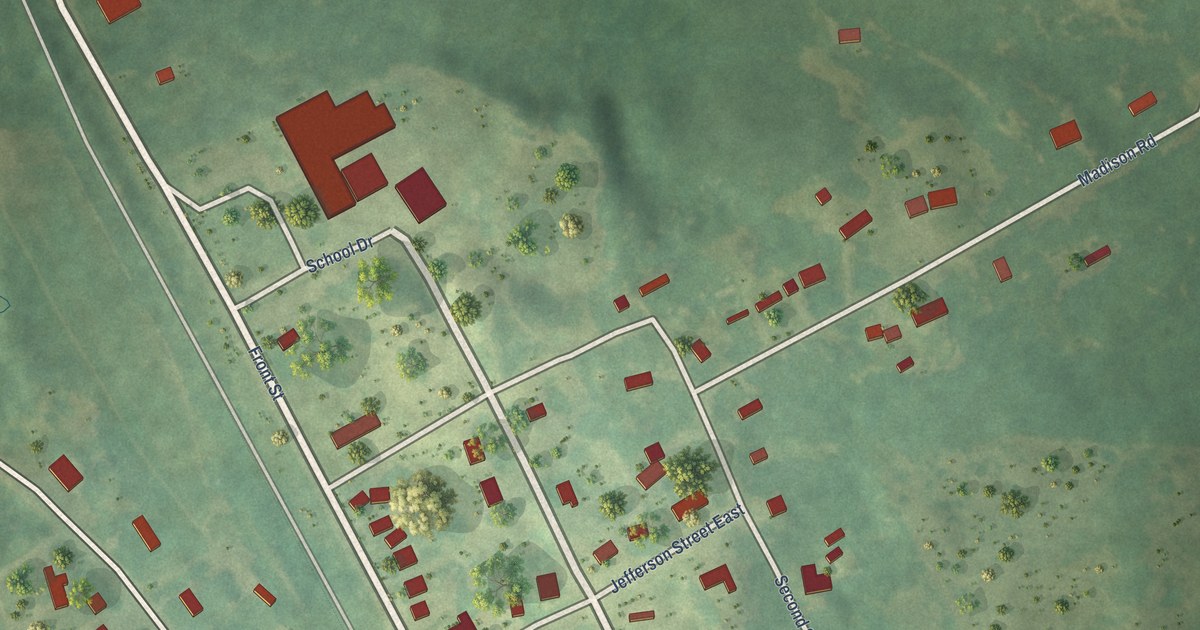 Map of Stanwood, Michigan in 2026