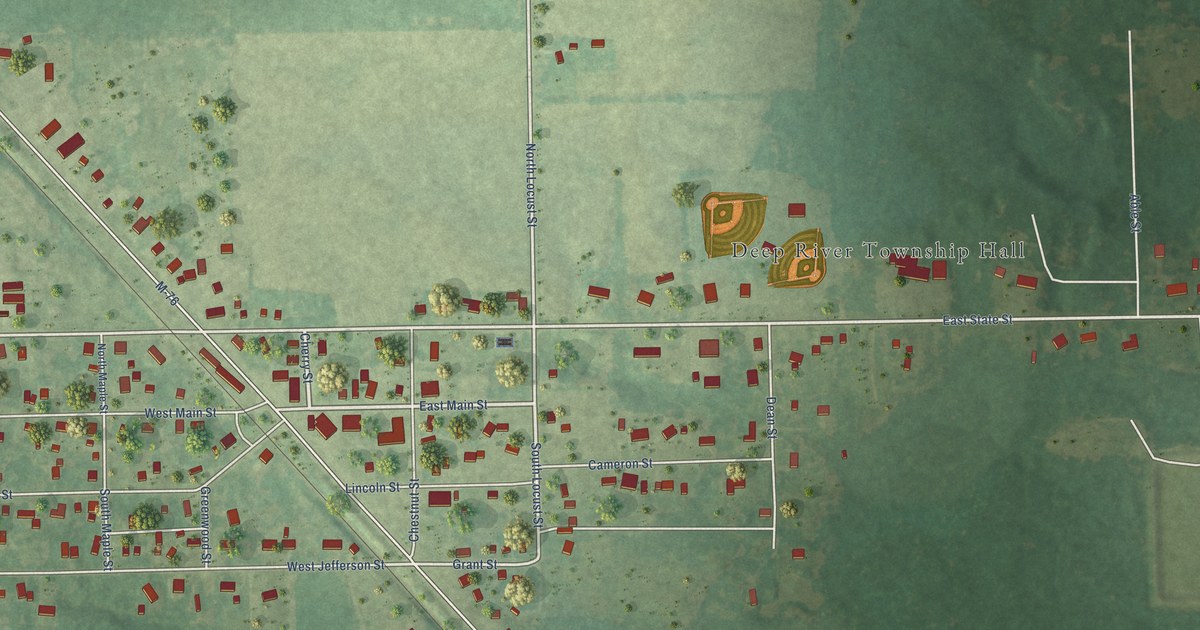 Map of Sterling, Michigan in 2026