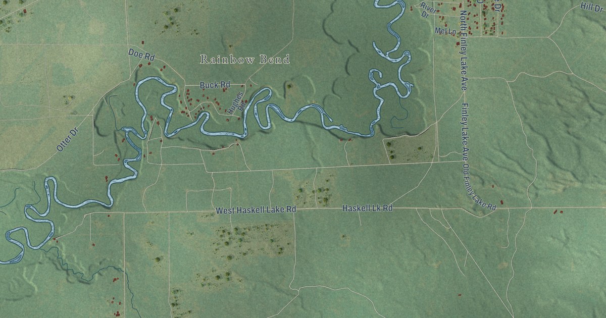 Map of Summerfield, Clare County, Michigan in 2026
