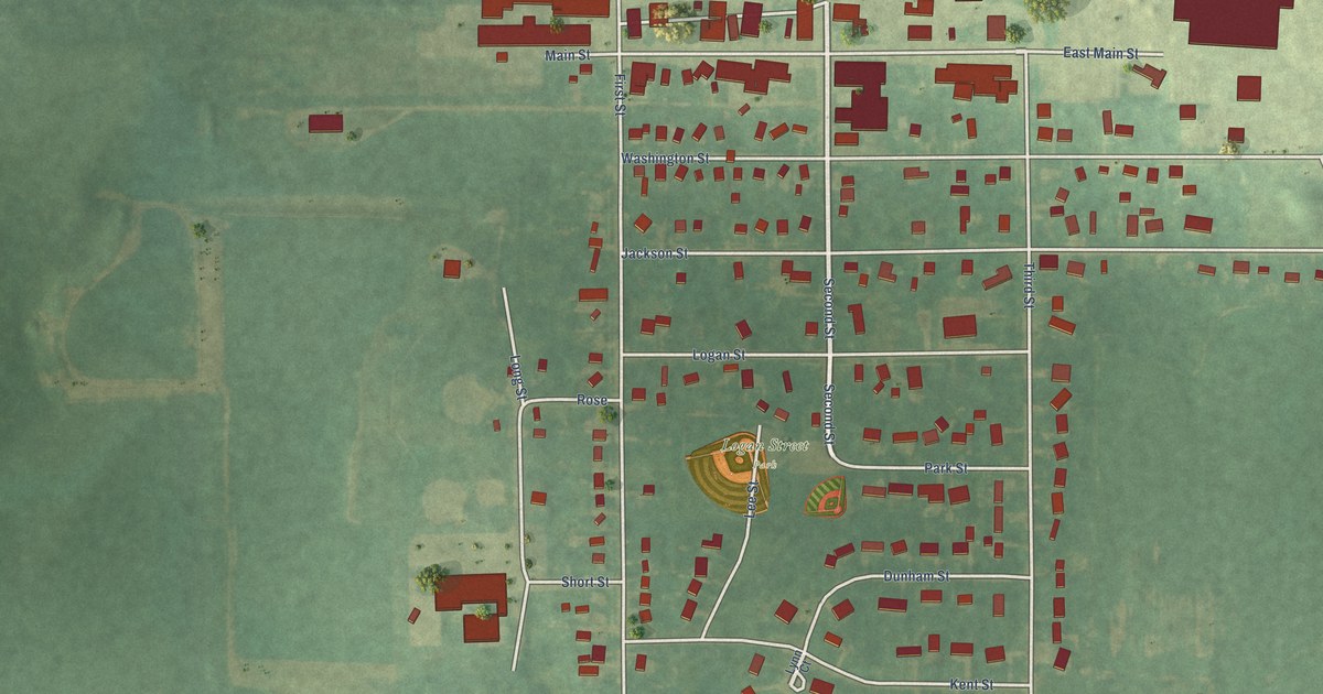 Map of Sunfield Village, Michigan in 2026