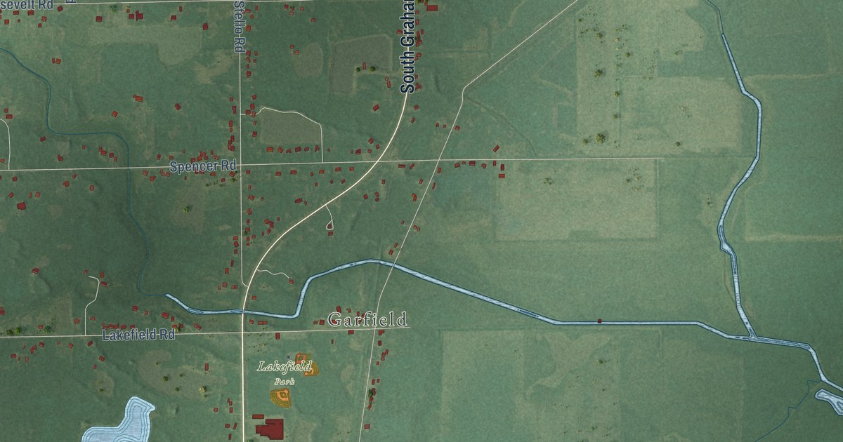 Map of Swan Creek, Michigan in 2026