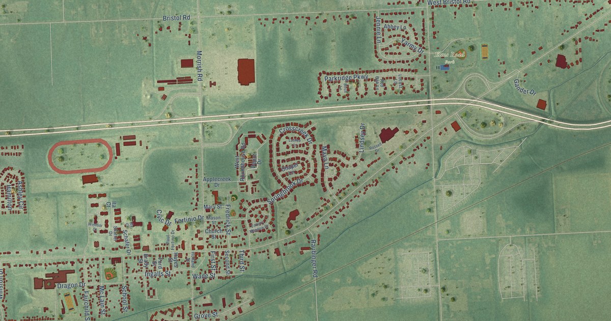 Map of Swartz Creek, Michigan in 2026