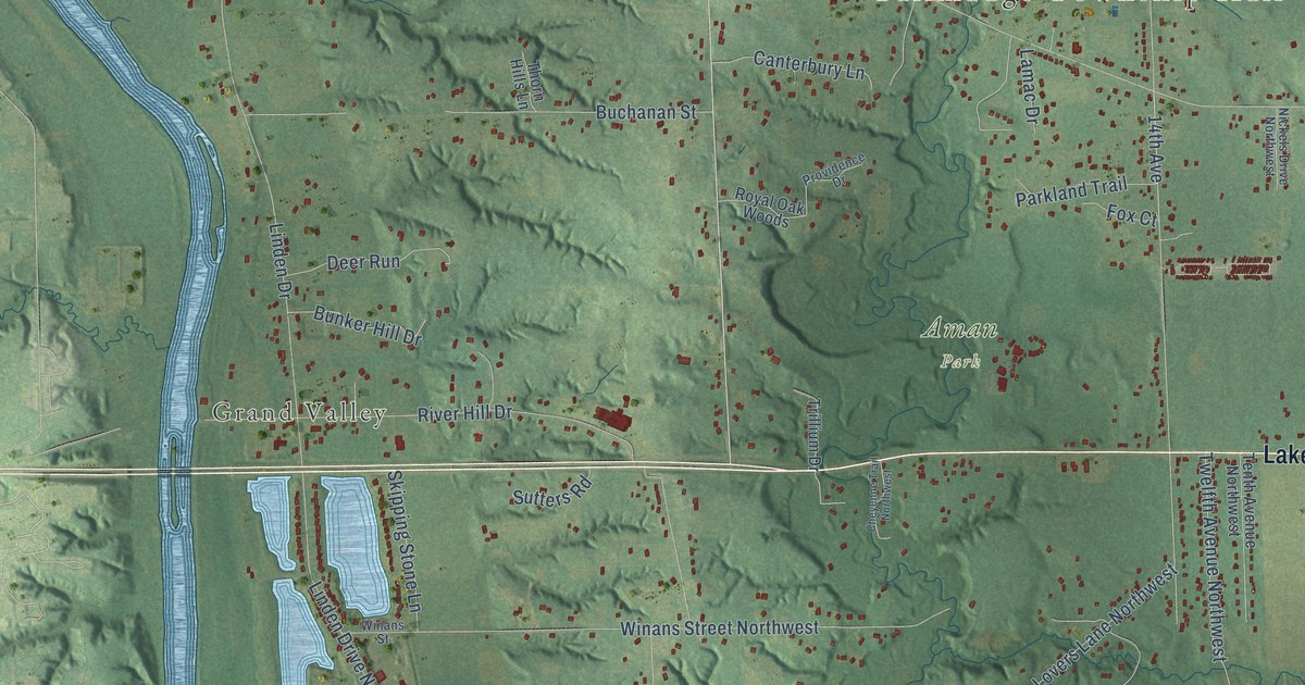 Map of Tallmadge, Michigan in 2026