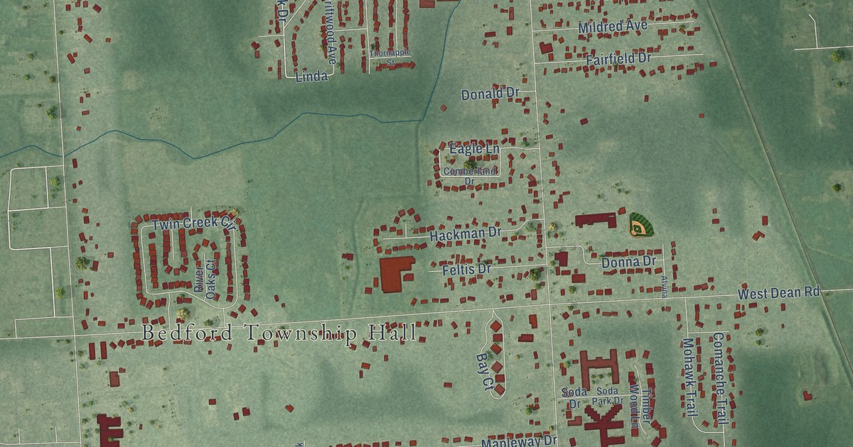 Map of Temperance, Michigan in 2026