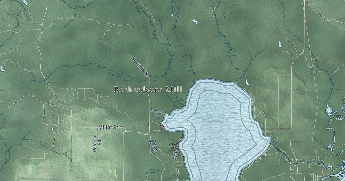 Map of Thompson, Michigan in 2026