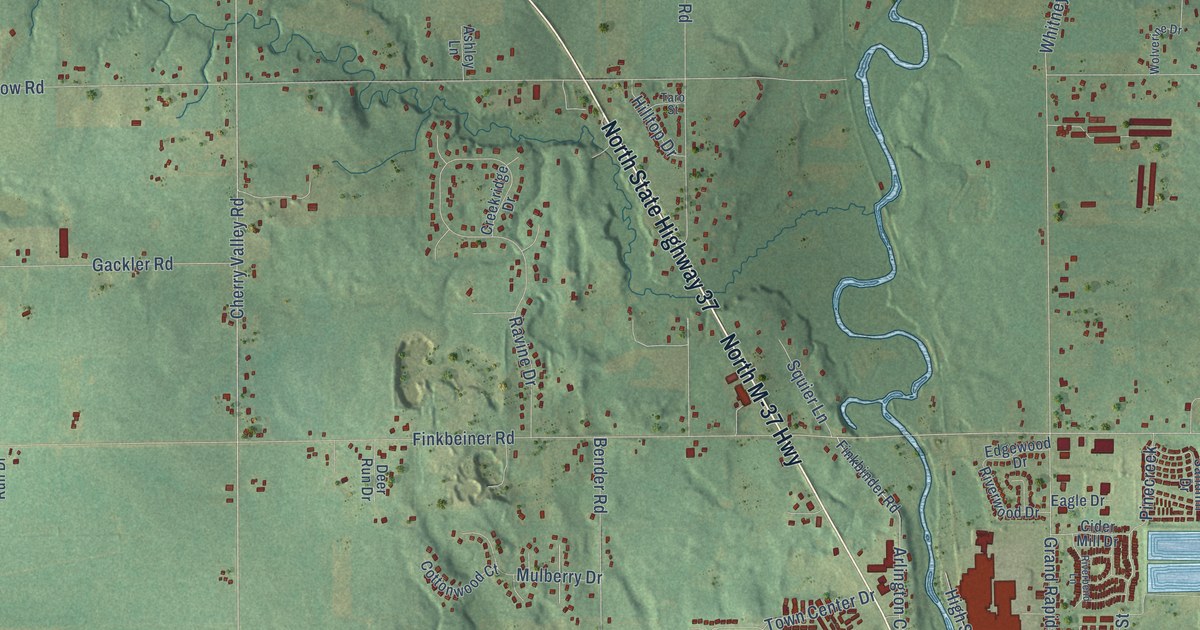 Map of Thornapple, Michigan in 2026