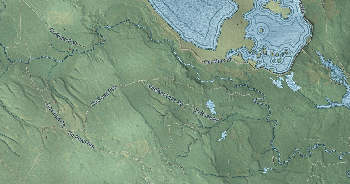 Map of Tilden, Michigan in 2026