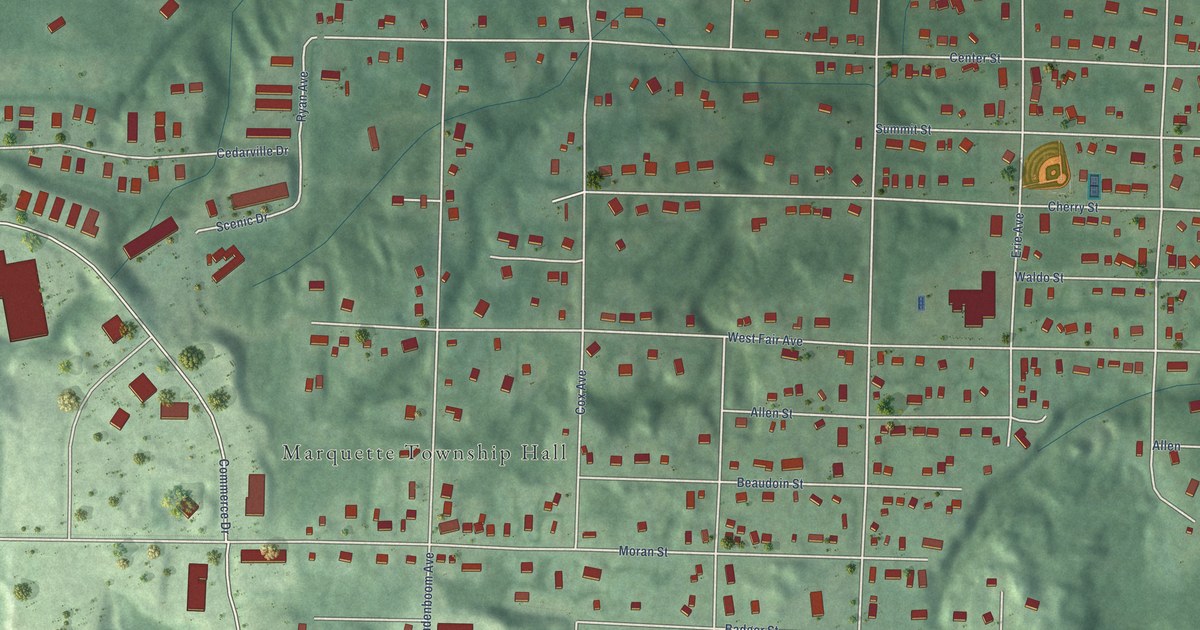 Map of Trowbridge Park, Michigan in 2026