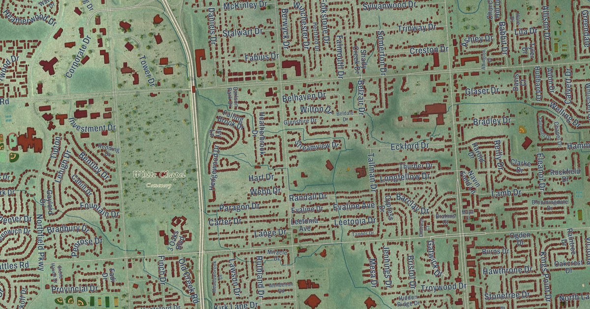Map of Troy, Oakland County, Michigan in 2026