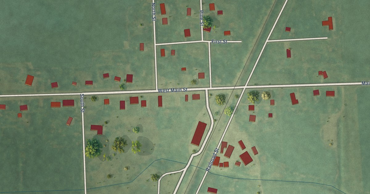 Map of Turner Village, Michigan in 2026