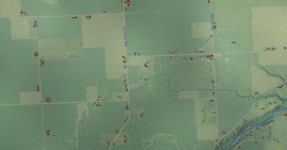 Map of Tuscola, Michigan in 2026