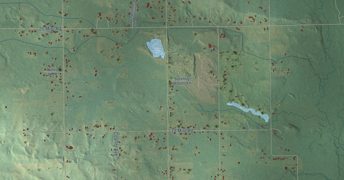 Map of Tyrone, Kent County, Michigan in 2026