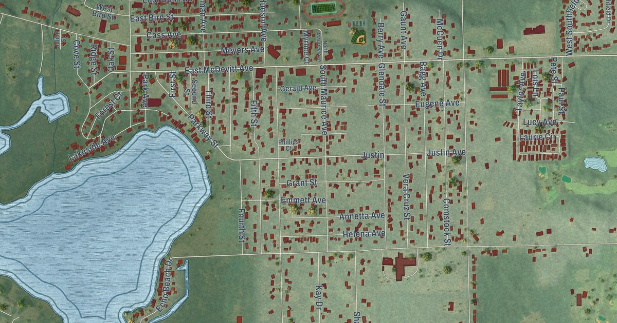 Map of Vandercook Lake, Michigan in 2026