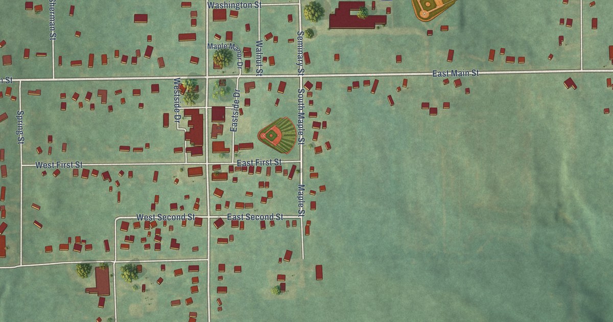 Map of Vermontville Village, Michigan in 2026