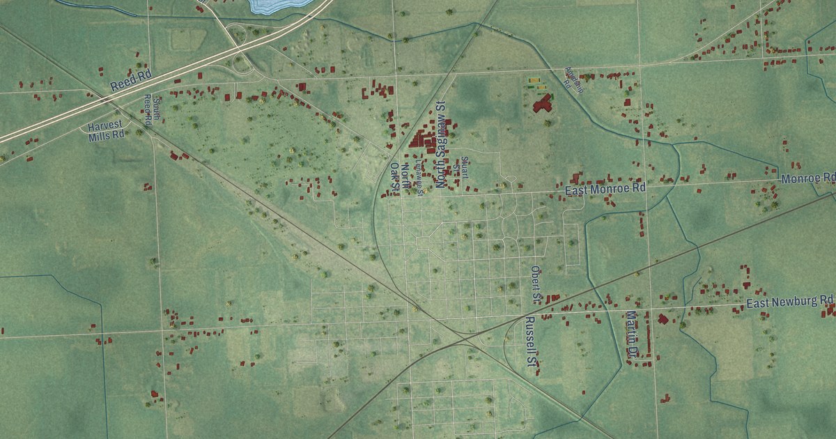 Map of Vernon Municipality, Shiawassee County, Michigan in 2026