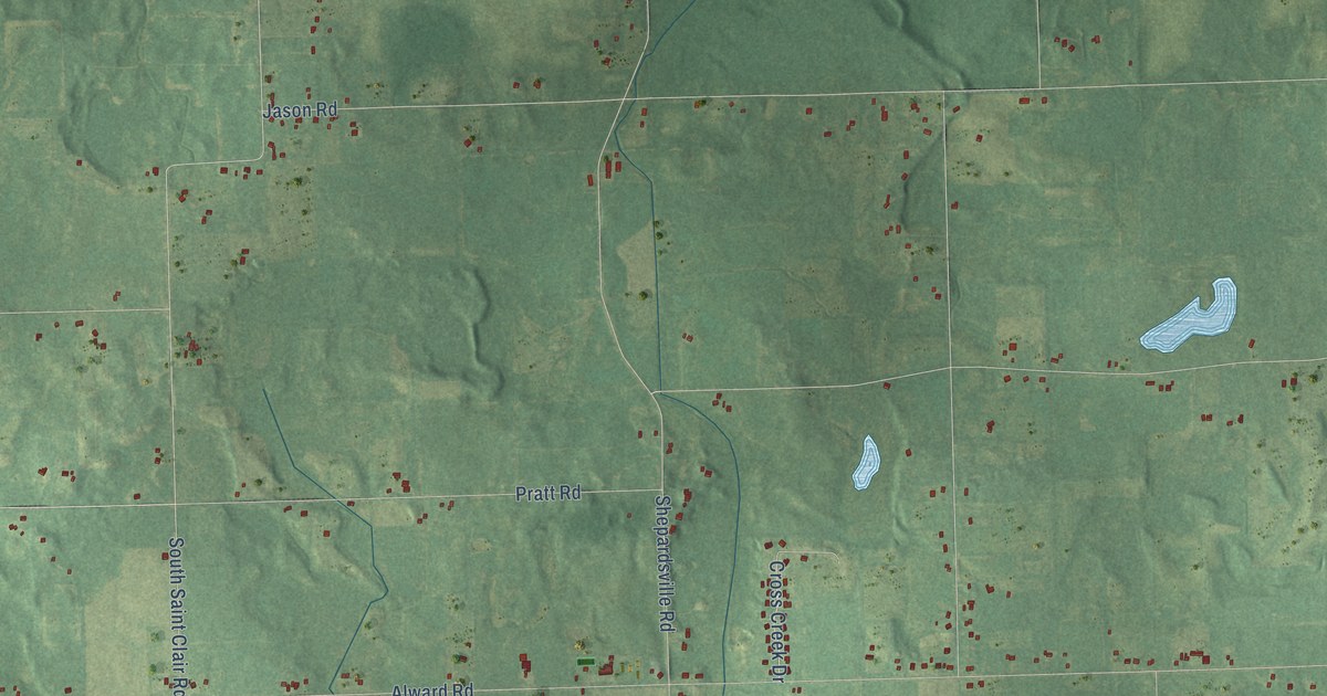 Map of Victor, Michigan in 2026
