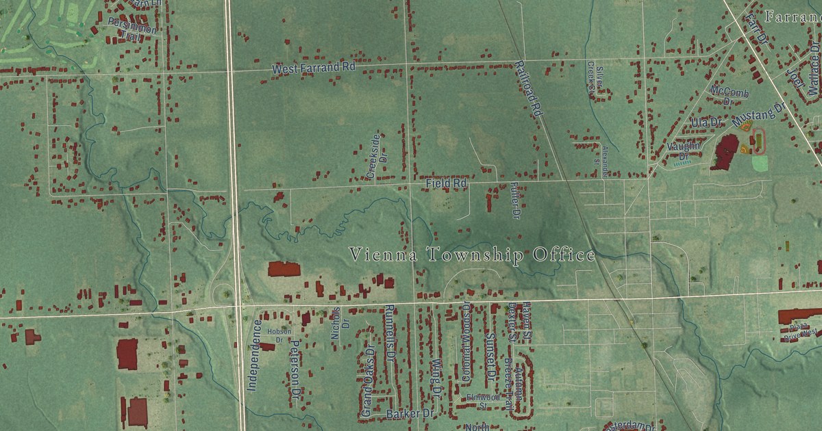 Map of Vienna, Genesee County, Michigan in 2026