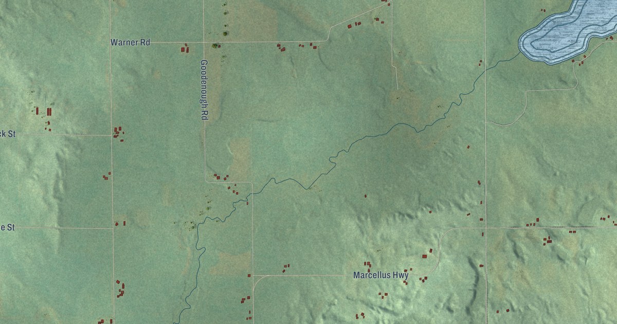 Map of Volinia, Michigan in 2026
