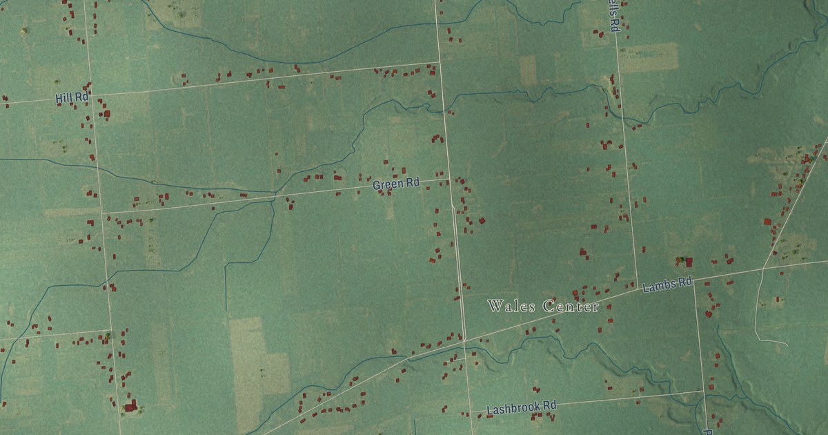 Map of Wales, Michigan in 2026