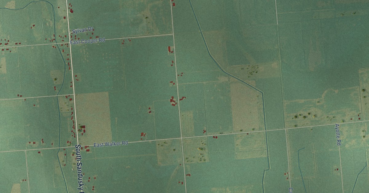 Map of Watertown, Sanilac County, Michigan in 2026