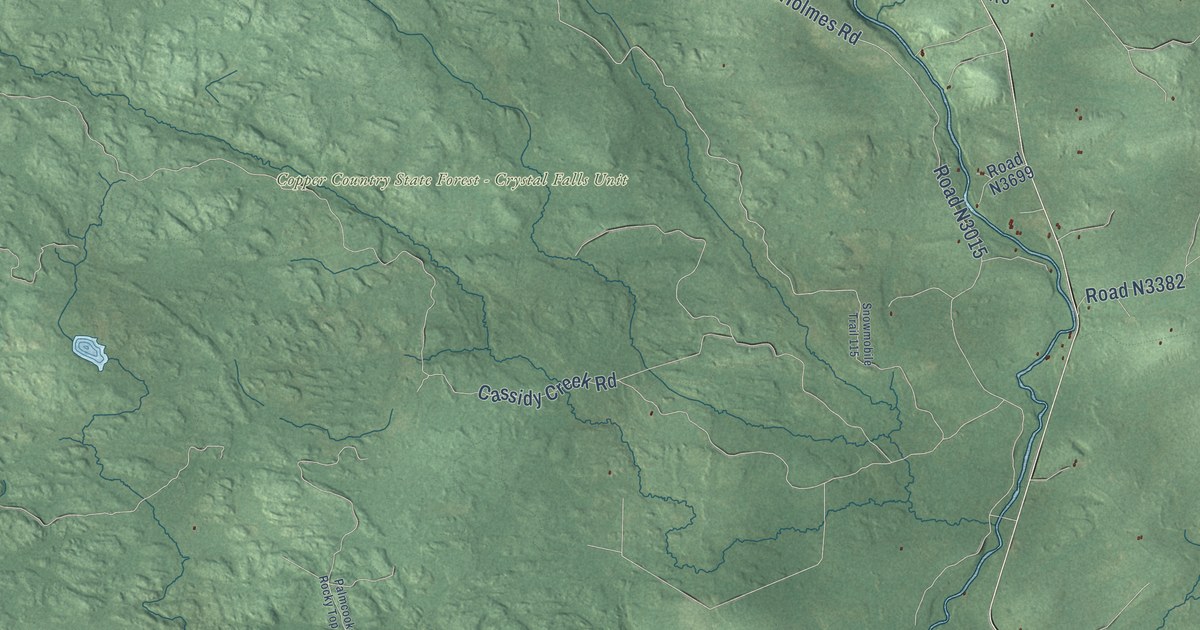 Map of Waucedah, Michigan in 2026
